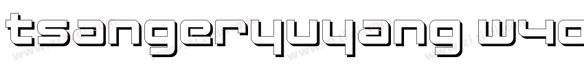 tsangeryuyang w40字体转换